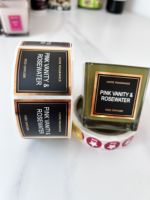 Bougies en cire de soja en gros, marque privée, blanches et noires, parfumées, en barres, pour Noël, Pâques, parfums, étiquettes personnalisées industrielles