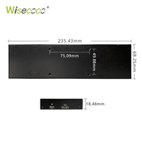 Écran portable LCD de 8,8 pouces 1920x480 60Hz Raspberry Pi PC IPS Mini écran tactile étiré de type barre LCD Écran de jeu pour étudiants
