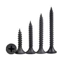 Acier au carbone Patta Bugle Head Phillips Filetage grossier fin Caméra cachée Phosphate noir Vis autotaraudeuses pour cloisons sèches en gypse