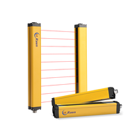 Barrière de sécurité optique mince avec protection IP67, capteur infrarouge à faisceau traversant pour ligne d'assemblage, synchronisation optique universelle 10-30VDC