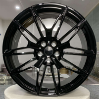 Jantes forgées en aluminium 6061-T6 5x112 5x120 Noir brillant 19 20 pouces Jantes en alliage forgées monobloc pour BMW F10 G20 F30 F20 E36
