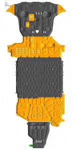 Protection <span class=keywords><strong>de</strong></span> moteur en aluminium au prix d'usine, pièces <span class=keywords><strong>de</strong></span> rechange, protection inférieure <span class=keywords><strong>de</strong></span> la batterie, plaques <span class=keywords><strong>de</strong></span> protection pour Voyah Passion 2025 PHEV hybride 4 roues motrices - Product Image 2