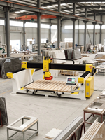 Routeur CNC Jinan GoodCut 5+1 axes pour la découpe de pierres naturelles, de carreaux de céramique, de dalles et de blocs - Précision de 0,01 mm, 3400x2200x400 mm