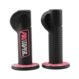 ZUQING Motorcycle Handlebar Grip Black Pink Non Slip Off Road Bike Accessories - Product Image 1