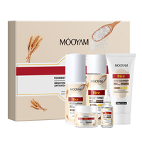 Ensemble de soins de la peau de luxe de marque privée ensemble de soins du visage à l'extrait de fermentation hydratant nourrissant réparateur