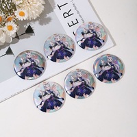 Badge en métal vierge personnalisé à bas prix avec impression de logo, sans minimum de commande, pour promotion, cadeau, vente en gros