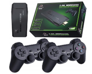 Console de jeu sans fil double M8 Video 2.4G, lecteur de jeux vidéo 4K pour TV, 10000 jeux rétro, stick pour PS1/GBA, cadeau pour garçon