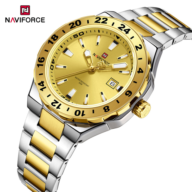 NAVIFORCE 9249 Quartz Watches Mens Montre Seiko Online Wholesale Supplier Luxury Gold Custom Watches with Logo Branding