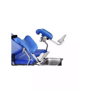 Meja Periksa Ginekologi Rumah Sakit Medis dari Baja Anti Karat, Meja Persalinan Obstetri Manual Hidrolik - Product Image 4