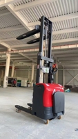 Gerbeur à double levage 1.5T 2T Gerbeur électrique avec levage initial Gerbeur à socle élevé Chariot élévateur Rider on Forklift