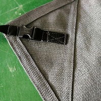 Voile d'ombrage anti-UV en HDPE 360 g/m² pour jardin, auvent extérieur pour terrasse