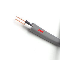 Kabel Listrik Tegangan Menengah Bersertifikat PSE VVF Fleksibel Berisolasi PVC dengan Selubung PVC Multi Inti 1.6mm 2.6mm untuk Konstruksi Daya