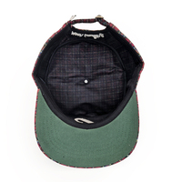 Gorra de Béisbol Retro de Otoño con Bordado 3D, Estilo Ecuestre, Diseño a Cuadros Rojos, Gorra de Pico de Pato a la Moda para Chicas