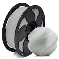 Filament PLA Basique 1kg (2.2lb) 1.75mm pour Imprimante 3D Haute Vitesse 600mm/s Gris Clair – Stock Local USA – Vente Directe Usine