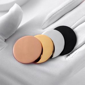 Disques ronds vierges en acier inoxydable poli de 30 mm, sans trou, pour gravure personnalisée, breloques pour artisans et pendentifs DIY - Product Image 3