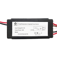 MARVEL ONE Interrupteur Tactile Capacitif DC12V en Gros, Intelligent, Indice de Protection IP23, Conception 5A, Affichage Horloge et Température, Marche/Arrêt pour Miroir de Salle de Bain