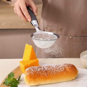 Stainless Steel Mesh Flour <b>Sieve</b> <b>Small</b> Strainer Fine Mesh For Baking And Cooking - Product Image 2