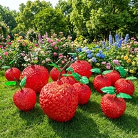 Lampes décoratives en forme de litchi à simulation lumineuse, idéales pour illuminer et décorer les jardins, pelouses et parcs