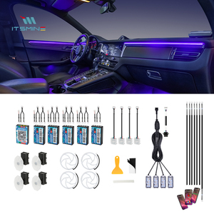 'Cardi' K3S 8-in-1 nội thất ánh sáng tâm trạng hệ thống âm nhạc Sync cho Tesla mô hình <span class=keywords><strong>3</strong></span>/Y <span class=keywords><strong>Audi</strong></span> A4 B8 mềm chiếu sáng - Product Image 3