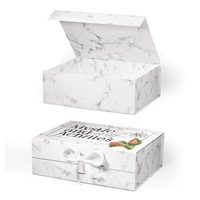 Boîte-cadeau de qualité supérieure avec logo personnalisé Boîte d'emballage de luxe magnétique avec poignée en papier de carton pour sweat à capuche chaussures vêtements