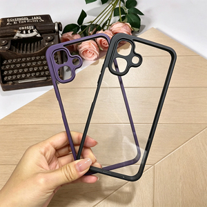 เคสโทรศัพท์กันกระแทกอะคริลิกใส+TPU สำหรับ Tecno Spark Go Infinix Smart 8  ฝาครอบโทรศัพท์สำหรับ IPhone 15 17 Pro Max <span class=keywords><strong>Samsung</strong></span> S24 - Product Image 3
