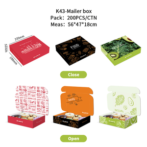 Caja de Embalaje para Alimentos Rápidos LOKYO, Resistente, Corrugada, Impresa Personalizada, para Donuts, Papas Fritas, Pasteles y Galletas - Product Image 3