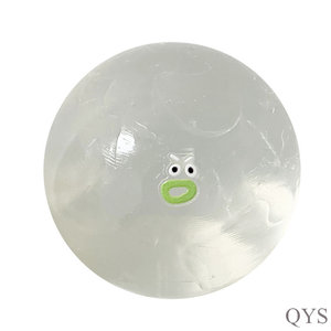 QYS Pure Handmade Small Nose Pinch Silicone Squeeze Toy Transparent Cartoon Small Ball DIY Music Cream Feeling <b>Squishy</b> Toy - Product Image 5