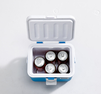 Glacière en plastique à sangle de 4 L, boîte de transport de vaccins, camping en plein air, pique-nique, glacière isolée pour boissons, boîte à bière avec verrouillage pour le refroidissement des boissons