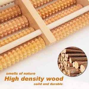 Vente en gros de rouleaux en bois personnalisés pour le massage des pieds, outils de massage en bois naturel, thérapie en bois, massage corporel en bois - Product Image 4