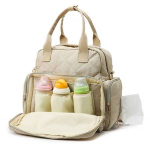 Sac à langer multifonctionnel pour maman, sac de voyage extérieur, sac à couches imperméable, sacs isothermes pour lait - Product Image 1