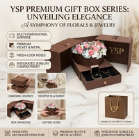 Boîte pliante marron personnalisable avec logo, conteneur rigide haut de gamme avec tiroir dissimulé pour emballage sur mesure de bijoux et fleurs en gros