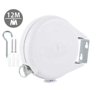 Séchoir <span class=keywords><strong>à</strong></span> <span class=keywords><strong>linge</strong></span> rétractable de 15 m, corde <span class=keywords><strong>à</strong></span> <span class=keywords><strong>linge</strong></span> en acier inoxydable, organisateur de séchage de <span class=keywords><strong>linge</strong></span> intérieur/<span class=keywords><strong>extérieur</strong></span>, corde <span class=keywords><strong>à</strong></span> <span class=keywords><strong>linge</strong></span> - Product Image 1