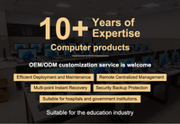 Maßgefertigter OEM ODM All-in-One-PC mit Kamera und Lautsprecher AIO-Desktop für Schulprüfzentren und Sprachlabore