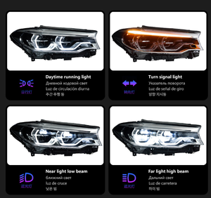 Faros Delanteros LED para BMW Serie 5 <span class=keywords><strong>G535</strong></span> G525 2018 2020, Conjunto Completo de Ensamblaje, Ajuste Directo, Alto Rendimiento - Product Image 5