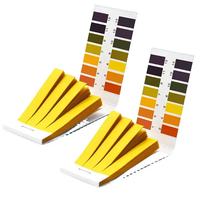 Papier indicateur universel, papier de test complet, papier de test de tournesol, 80 bandelettes, test de pH