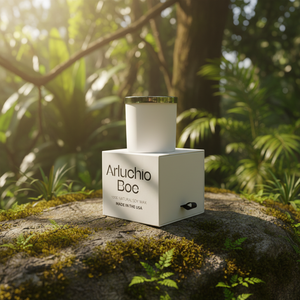 ภาชนะใส่เทียนแก้วทนความร้อนอย่างดี ฝาโลหะแบนสีทอง ฝาบาง บรรจุภัณฑ์กล่องด้านบนเคลือบเงาสีขาว ขวดเทียนขนาด 10 ออนซ์ - Product Image 4