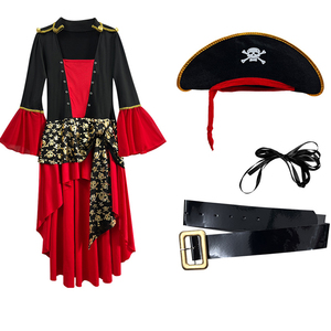 <span class=keywords><strong>Costume</strong></span> d'Halloween pour femme adulte, <span class=keywords><strong>costume</strong></span> de <span class=keywords><strong>pirate</strong></span> rouge, capitaine Jack Sparrow, Pirates <span class=keywords><strong>des</strong></span> <span class=keywords><strong>Caraïbes</strong></span> - Product Image 6