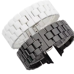 Bracelet de remplacement Betterconn en céramique lisse pour montre sport, série 9/8/7/6/SE/<span class=keywords><strong>5</strong></span>/4/3, boucle à ardillon, largeur de bande 12 mm pour montre - Product Image 1