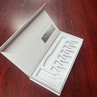 Boîte d'emballage de luxe pour flacons de peptides magnétiques, personnalisable avec logo, en papier couché, pour kit de présentation de 10 flacons de peptides, boîte à stylos