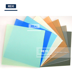 Verre réfléchissant gris bronze foncé vert noir de 3 mm à 10 mm, verre trempé pour mur-rideau, façade en verre - Product Image 2