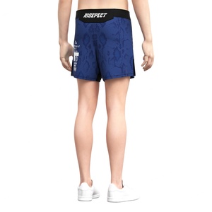 Shorts MMA BJJ de qualité professionnelle avec fentes latérales, tissu durable et à séchage rapide pour l'entraînement et le sparring - Product Image 5