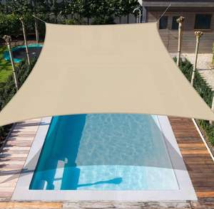 <span class=keywords><strong>Voiles</strong></span> d'ombrage rectangulaires personnalisées en tissu pour mobilier d'extérieur de jardin, patio et restaurant - Product Image 2