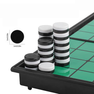 Mini <span class=keywords><strong>Juego</strong></span> Magnético <span class=keywords><strong>Reversi</strong></span>, Tablero de Viaje Plegable Portátil con Caja de Almacenamiento, <span class=keywords><strong>Juego</strong></span> de Estrategia Compacto para Niños y Estudiantes - Product Image 6