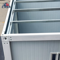 Structure en acier métallique de 20 pieds et 40 pieds, kit de conteneur modulaire préfabriqué portable, conteneur de bureau, maison conteneur