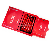Boîte pliable imprimée OEM à faible MOQ en papier recyclé avec pelliculage mat 14x6x7cm pour produits alimentaires et soins immunitaires