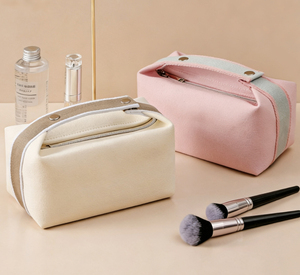 2026 Custom Eco-Friendly Natural Plain Canvas Cotton Hemp Jute Zipper Closure <b>Makeup</b> Cosmetic Bag Wholesale Travel Reusable - Product Image 2