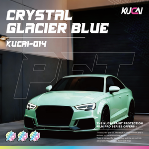 Nouveau film de protection de carrosserie de voiture en PET anti-rayures, changeant de couleur, résistant aux UV, avec finition super brillante, bleu <span class=keywords><strong>glacier</strong></span> cristallin - Product Image 3