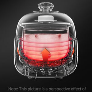 Tonze 230V UK Plug Digital Olla de cocción lenta Olla de barro eléctrica Revestimiento de vidrio Automático Mini Olla de cocción lenta - Product Image 6