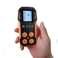 Moniteur multi-gaz industriel pour enregistrement de données, moniteur 4 gaz pour espaces confinés avec alarme sonore et visuelle, OEM disponible