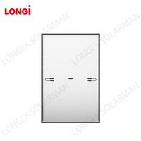 لوح شمسي LONGi Hi-MO 6 Explorer LR5-54HTH بتقنية PERC وإطار أسود، وحدة طاقة شمسية 425 واط 430 واط 435 واط 440 واط